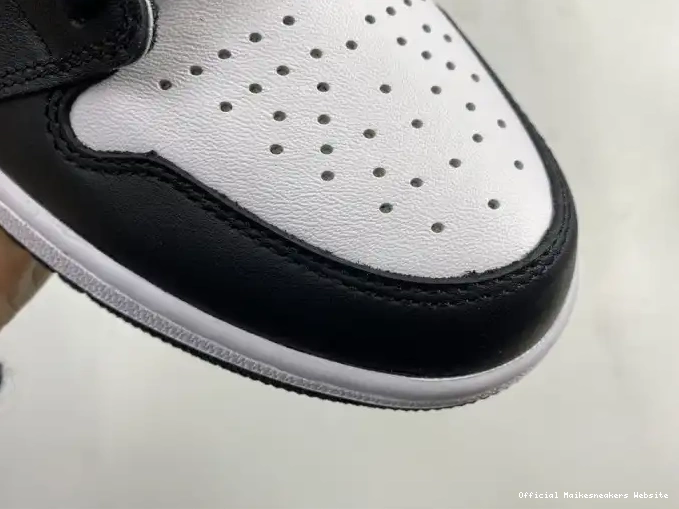 Official Maikesneakers Black Retro White Air 555088-010 (2014) Jordan 1 0414